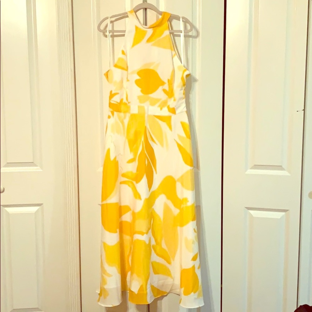 Tahari, Women Print Halter-Neck Dress, Size 12